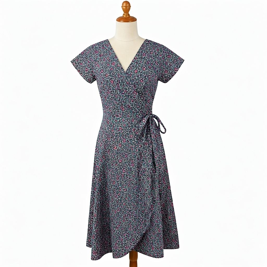 Cotton Wrap Dress